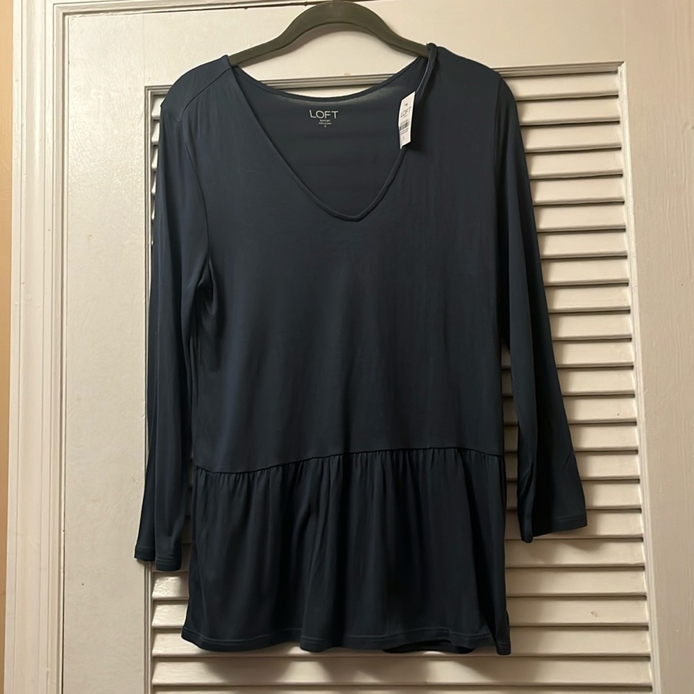Loft Peplum Shirt